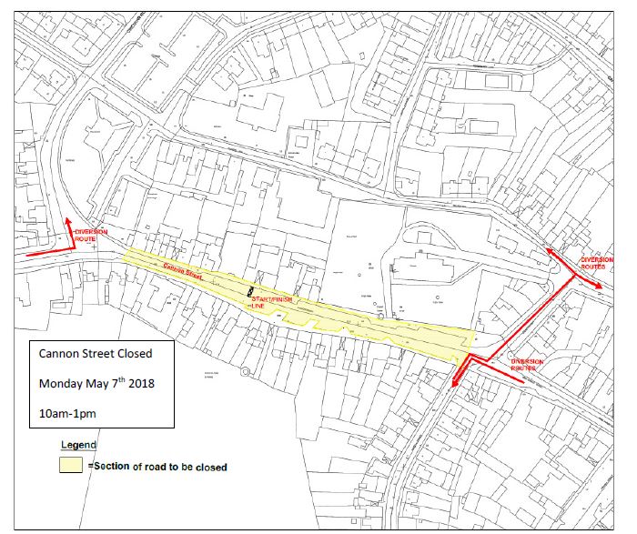 TEMPORARY CLOSURE OF ROAD CANNON STREET KELLS Meath.ie